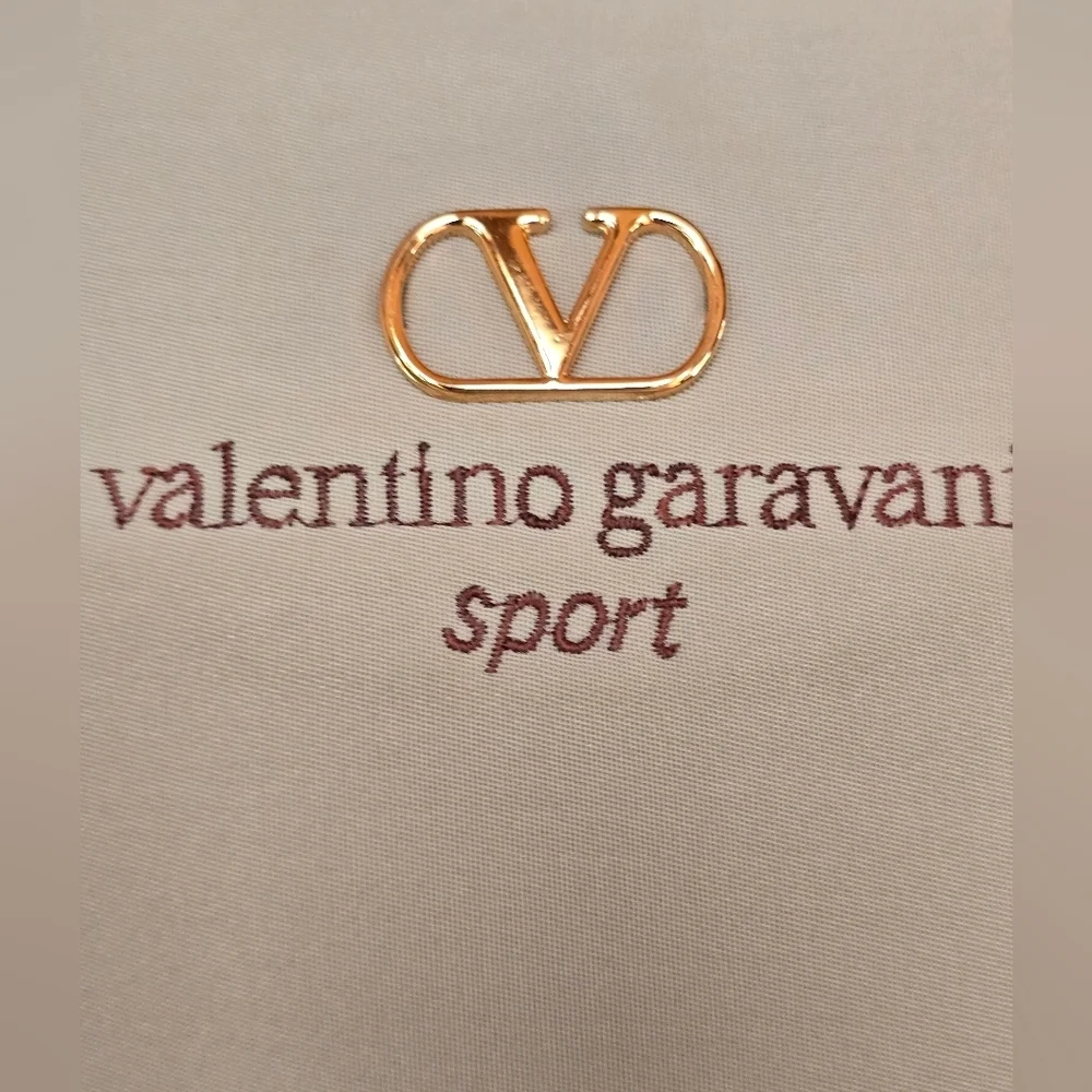 Valentino Garavani Sport Boston Khaki Brown Nylon Leather Trim Satchel
